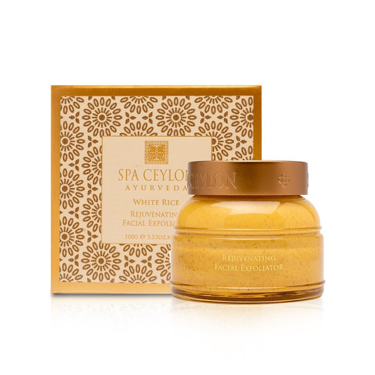 White Rice - Rejuvenating Facial Exfoliator 100g - Spa Ceylon UK