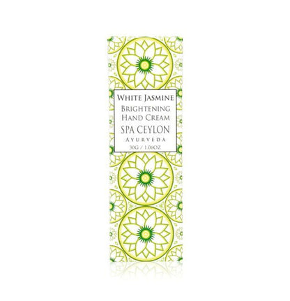 White Jasmine - Brightening Hand Cream 30g - Spa Ceylon UK