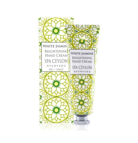 White Jasmine - Brightening Hand Cream 30g - Spa Ceylon UK