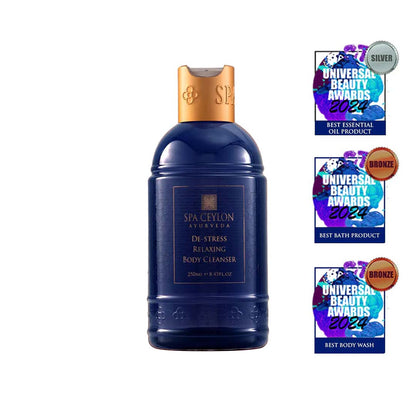 De - Stress - Relaxing Body Cleanser 250ml - Spa Ceylon UK