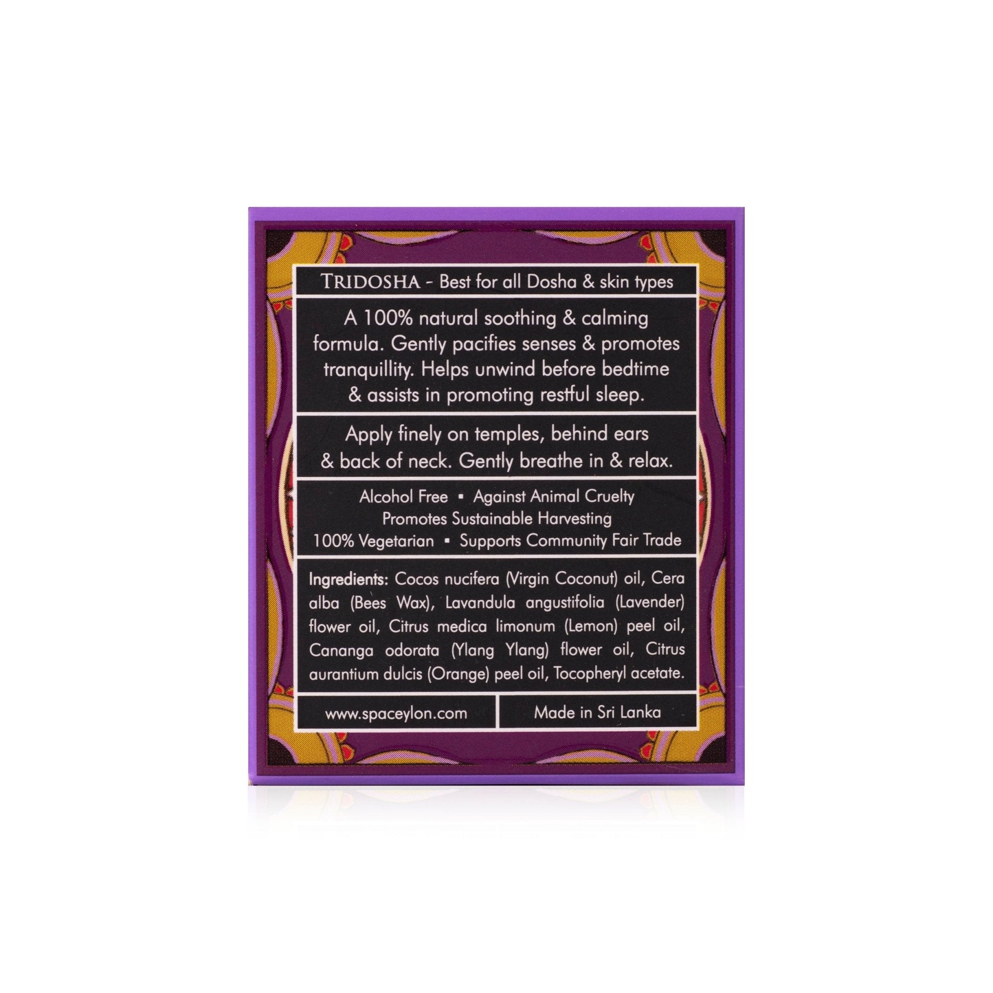 Sleep - Calming Balm 25g - Spa Ceylon UK