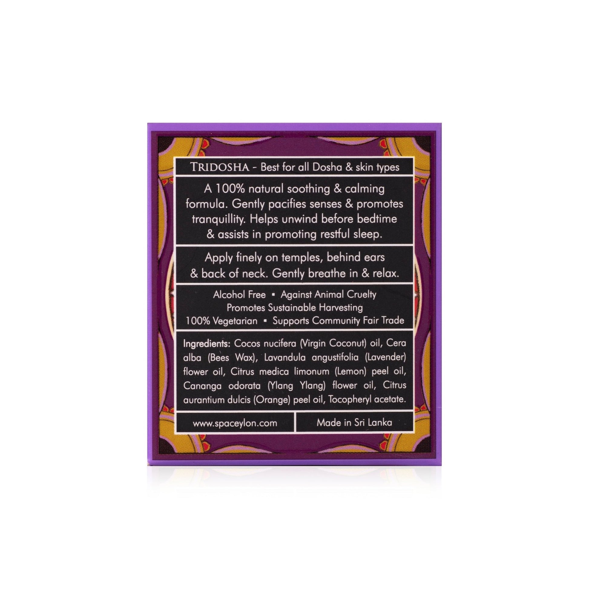 Sleep - Calming Balm 25g - Spa Ceylon UK