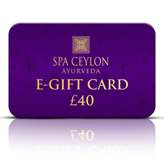 E - Gift Card £40 - Spa Ceylon UK