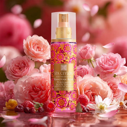 Kandyan Rose - Body Spray 200ml - Spa Ceylon UK